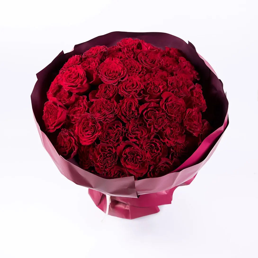 Romantic 100 Red Roses Bouquet